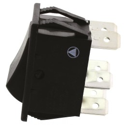 1 pcs - Arcolectric (Bulgin) Ltd DPDT, On-Off-On Rocker Switch Panel Mount