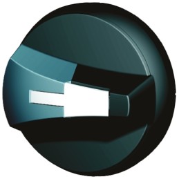 1 pcs - Socomec Black Rotary Handle