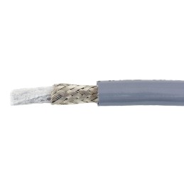1 Reel of 30 M - Alpha Wire EcoFlex PUR Control Cable, 8 Cores, 0.15 mm², ECO, Screened, 30m, Grey PUR Sheath, 26 AWG