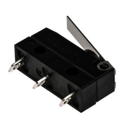 1 pcs - ZF Hinge Lever Micro Switch, Solder Terminal, 6 A @ 250 V ac, SPDT, IP6K7