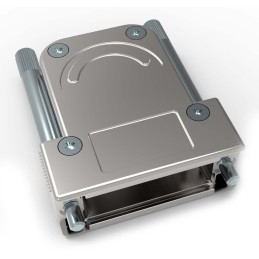 1 pcs - TE Connectivity Die Cast Zinc Angled D Sub Backshell, 15, 26 Way