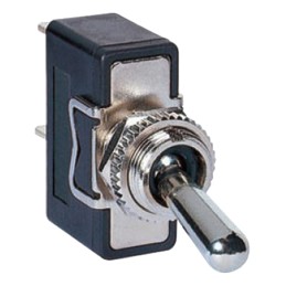 1 pcs - Arcolectric (Bulgin) Ltd Toggle Switch, Panel Mount, On-(On), SPDT, Tab Terminal