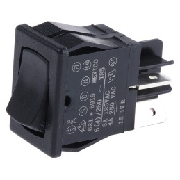 1 pcs - Carlingswitch SPST, On-None-Off Rocker Switch Panel Mount