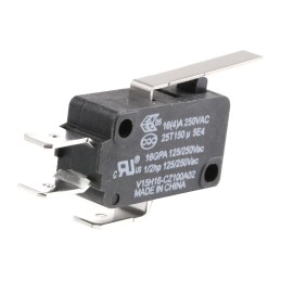 1 pcs - Honeywell Leaf Lever Micro Switch, Quick Connect Terminal, 16 A @ 250 V ac, SPDT, IP67