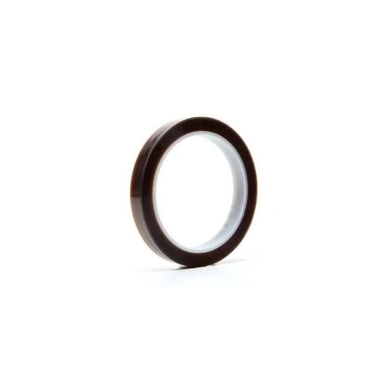 1 pcs - 3M 5490 Brown PTFE Tape, 32.9m x 25.4mm x 0.09mm