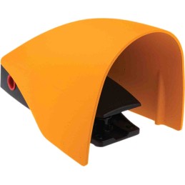 1 pcs - RS PRO Momentary Staggered Foot Switch - Die Cast Aluminium Case Material, DPST+DPST, 6 A (AC15 230V), 6 A (DC13 24V)