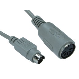 1 pcs - RS PRO Male PS/2 to Female 5 Pin mini-DIN KVM Cable