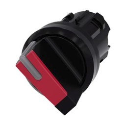 1 pcs - Siemens SIRIUS ACT Series 2 Position Selector Switch Head, 22mm Cutout