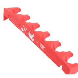 1 pcs - Facom Thermoplastic Red Wall Mount Bracket, 38mm, 238mm x 50mm