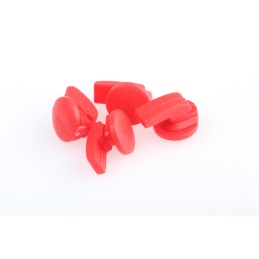 1 pcs - Facom Thermoplastic Red Wall Mount Bracket, 38mm, 238mm x 50mm