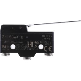 1 pcs - Omron Lever Limit Switch, NO/NC, IP00, SPDT, Thermosetting Resin Housing, 500V ac Max, 15A Max