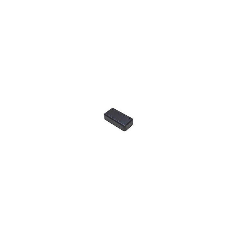 10 pcs : 1551SNAP2BK - Enclosures, Boxes & Cases ABS Plastic Miniature Enclosures, Unvented - 3.15 x 1.57 x 0.79', Black