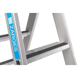 1 pcs - Zarges Aluminium 2 x 3 steps Step Ladder, 0.88m open length