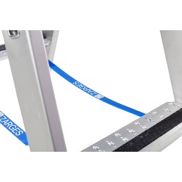 1 pcs - Zarges Aluminium 2 x 3 steps Step Ladder, 0.88m open length