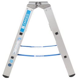 1 pcs - Zarges Aluminium 2 x 3 steps Step Ladder, 0.88m open length