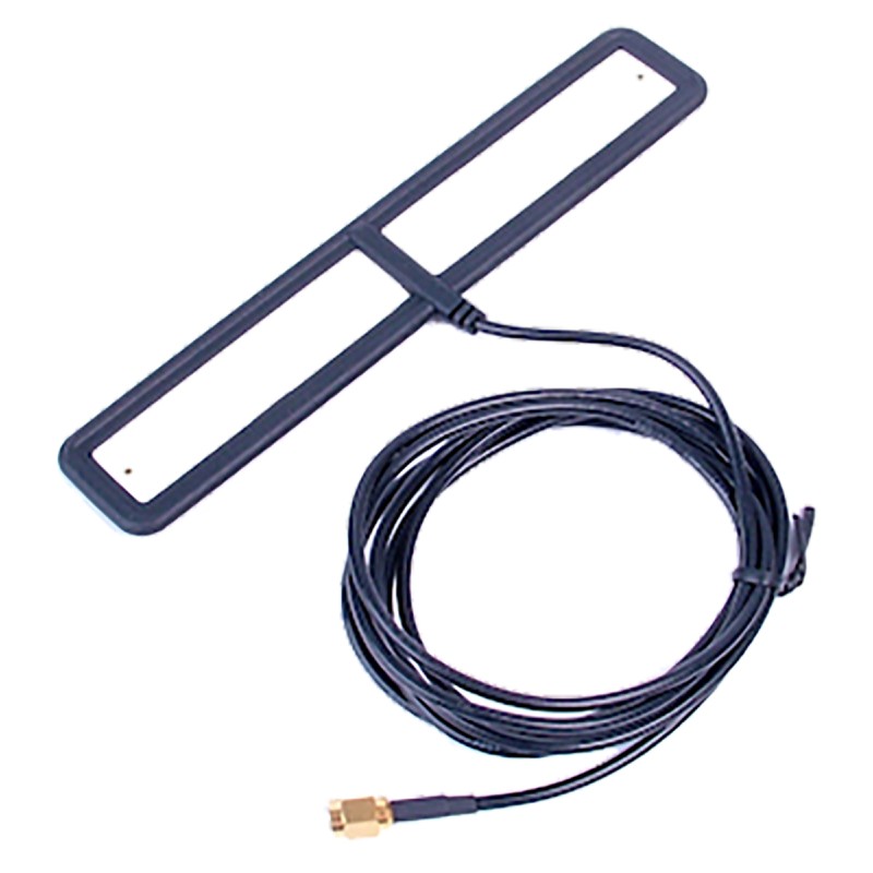 1 pcs - Siretta ALPHA40/2.5M/SMAM/S/S/29 T-Bar Multiband Antenna with SMA Connector, 2G (GSM/GPRS), 3G (UTMS), 4G (LTE) 5G