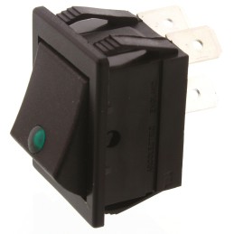 1 pcs - Arcolectric (Bulgin) Ltd DPST, On-Off Rocker Switch Panel Mount
