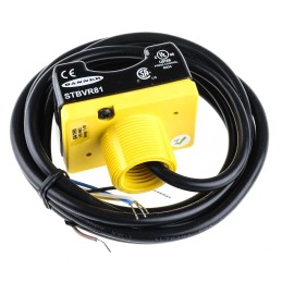 1 pcs - Banner 1 Button Safety Two Hand Control Switch, Black, Yellow, STB Series