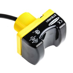 1 pcs - Banner 1 Button Safety Two Hand Control Switch, Black, Yellow, STB Series