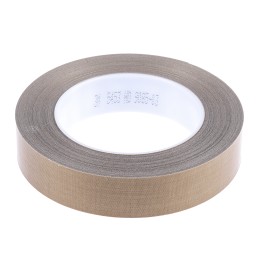 1 pcs - 3M Scotch 5453 Brown PTFE Tape, 33m x 25mm x 0.21mm