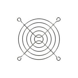 10 pcs : 08172 - Fan Filters & Accessories 80mm Wire Form Fan Guard, Bright Nickel Chrome Finish