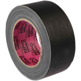 1 pcs - Advance Tapes AT200 Black Matt Gaffa Tape, 50mm x 25m, 0.26mm Thick