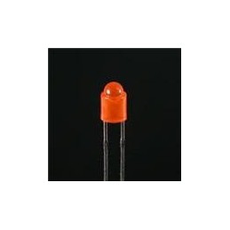 10 pcs : WP908A8ND - Standard LEDs - Through Hole Orange 610nm 26mcd 80 Deg Diffused
