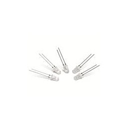 10 pcs : 151033BS03000 - Standard LEDs - Through Hole WL-TMRW THT Mono Waterclr Rnd 3mmBlue