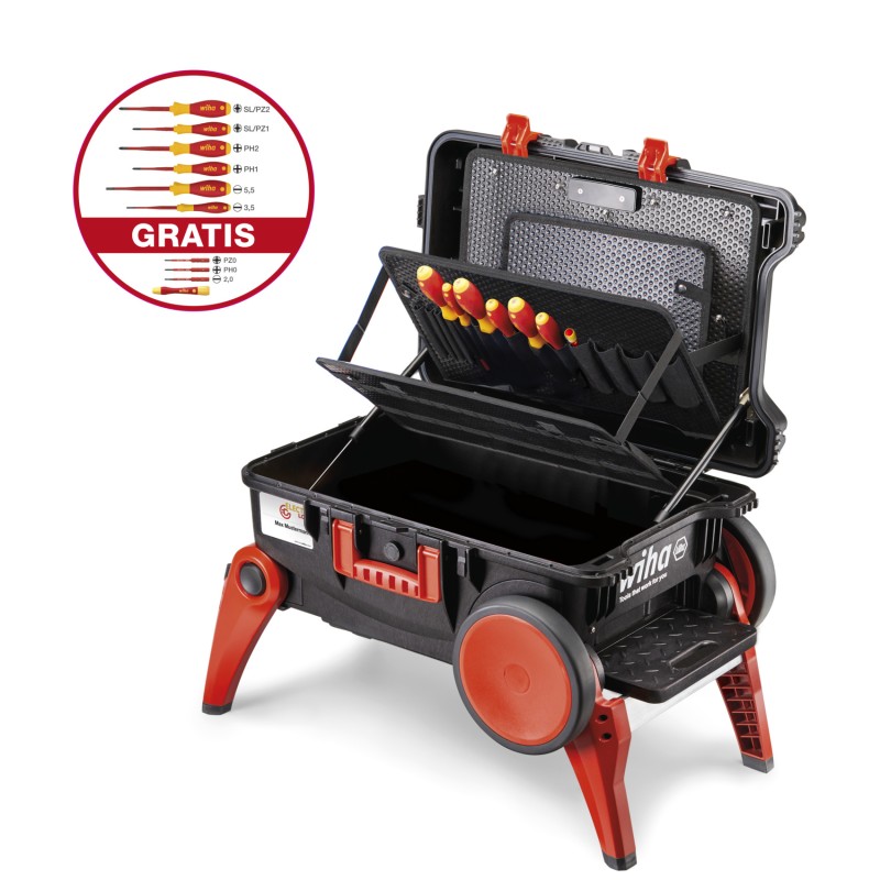 1 pcs - Wiha Transit Case With Wheels