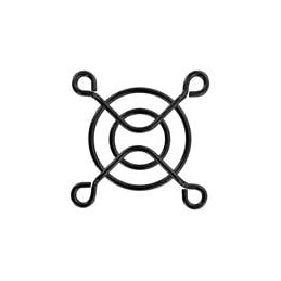 10 pcs : 08149-02 - Fan Filters & Accessories 40mm Wire Form Fan Guard, Black E.D. Finish