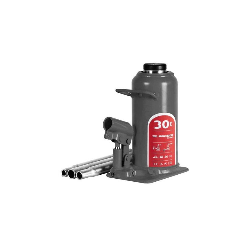 1 pcs - Facom Bottle Jack, 30t Maximum Load, 280mm - 440mm Maximum Range