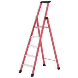 1 pcs - TUBESCA Fibreglass 6 steps Step Ladder, 1.38m platform height