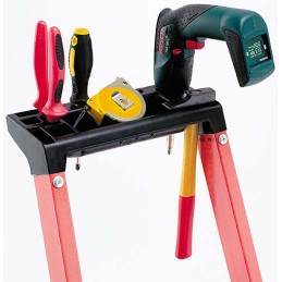 1 pcs - TUBESCA Fibreglass 6 steps Step Ladder, 1.38m platform height