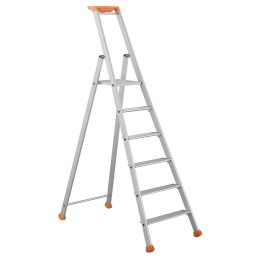 1 pcs - TUBESCA 5 steps Step Ladder, 1.1m platform height