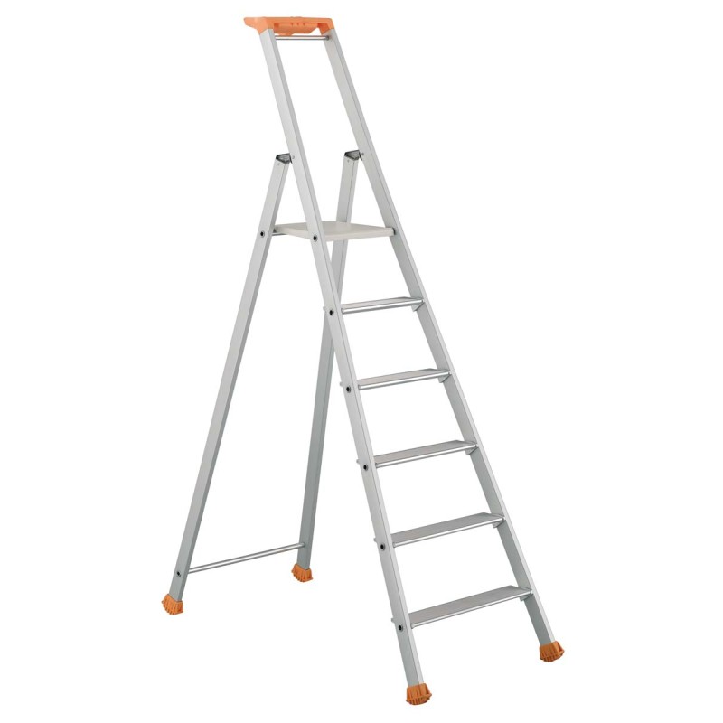 1 pcs - TUBESCA 5 steps Step Ladder, 1.1m platform height