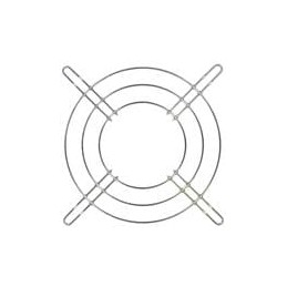 10 pcs : 08146 - Fan Filters & Accessories 120mm Wire Form Fan Guard, Bright Nickel Chrome Finish