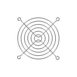 10 pcs : 08134 - Fan Filters & Accessories 92mm Wire Form Fan Guard, Bright Nickel Chrome Finish