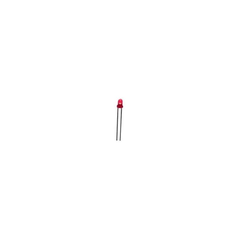 10 pcs : SSL-LX305D4IT - Standard LEDs - Through Hole Red 635nm 50mcd T-3mm Transparent
