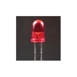 10 pcs : WP7113IT - Standard LEDs - Through Hole HI EFF RED TRANS