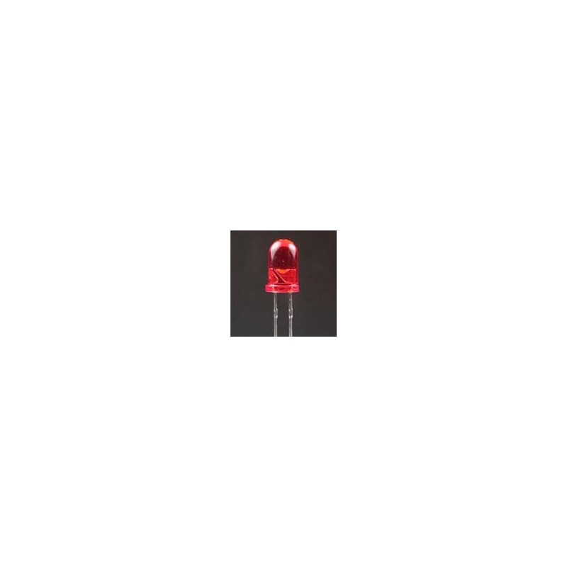 10 pcs : WP7113IT - Standard LEDs - Through Hole HI EFF RED TRANS
