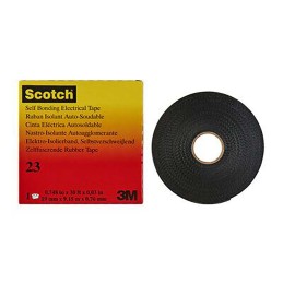 1 pcs - 3M Scotch 23 Black EPDM Electrical Tape, 25mm x 7m
