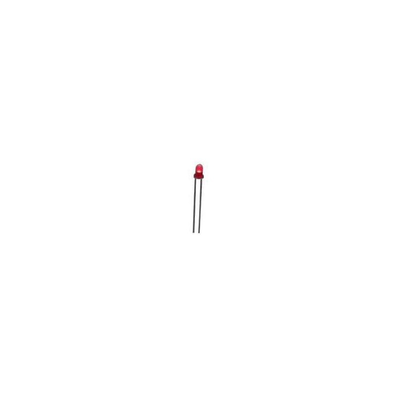 10 pcs : SSL-LX3054SRD - Standard LEDs - Through Hole Red 660nm 320mcd 20mA