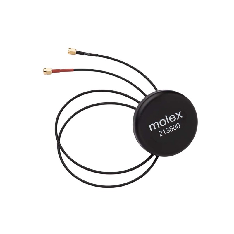 1 pcs - Molex 213500-0500 Puck Omnidirectional GPS Antenna with SMA Connector