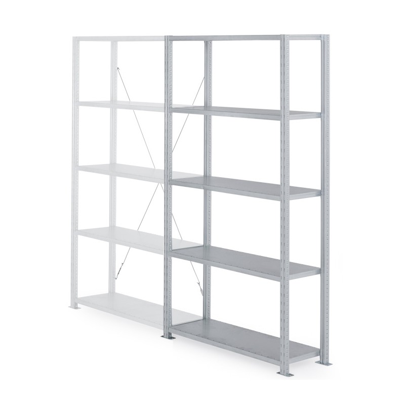 1 pcs - Manorga Steel Steel Storage Rack System Storage Racking, 2x1000mm, 1000mm x 500mm