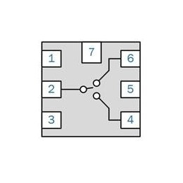 10 pcs : RFSW8008TR7 - RF Switch ICs .3-6 GHz WiFi SPDT Switch