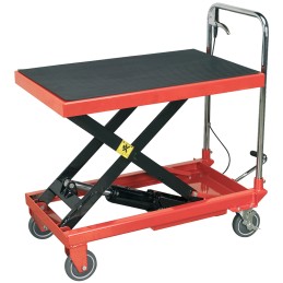 1 pcs - RS PRO Flatbed Steel Platform Trolley, 820 x 520 x 770mm, 300kg Load