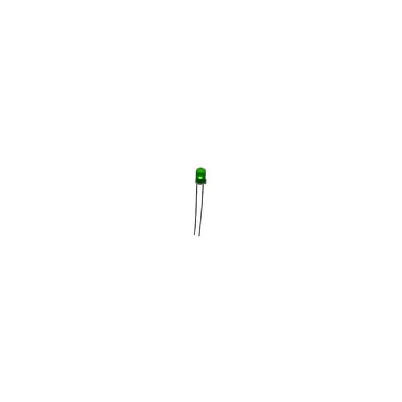 10 pcs : SSL-LX40FT3GD - Standard LEDs - Through Hole Green, 565nm 8mcd, 20mA