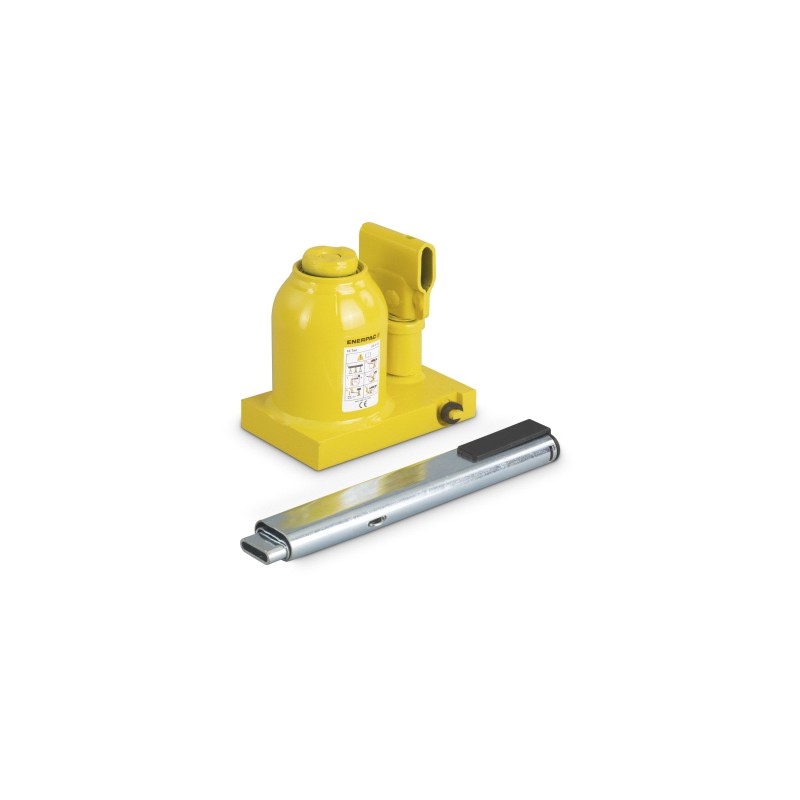 1 pcs - Enerpac Bottle Jack, 10tonne Maximum Load, 131mm - 223mm Maximum Range