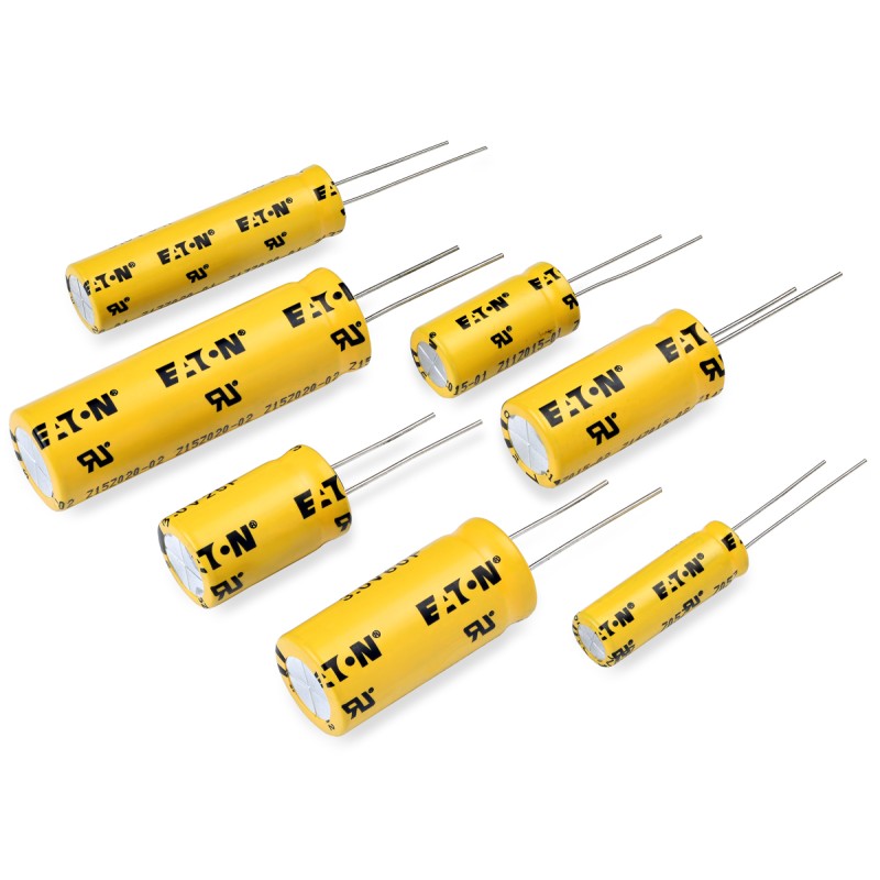 1 pcs - Eaton 100F Supercapacitor -10 - +30% Tolerance, 3V dc, Through Hole