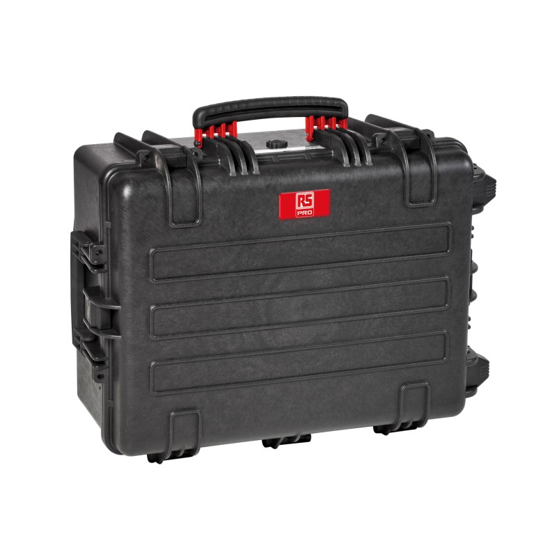1 pcs - RS PRO Waterproof Plastic, Polymer Watertight Case With Wheels, 627 x 475 x 292mm